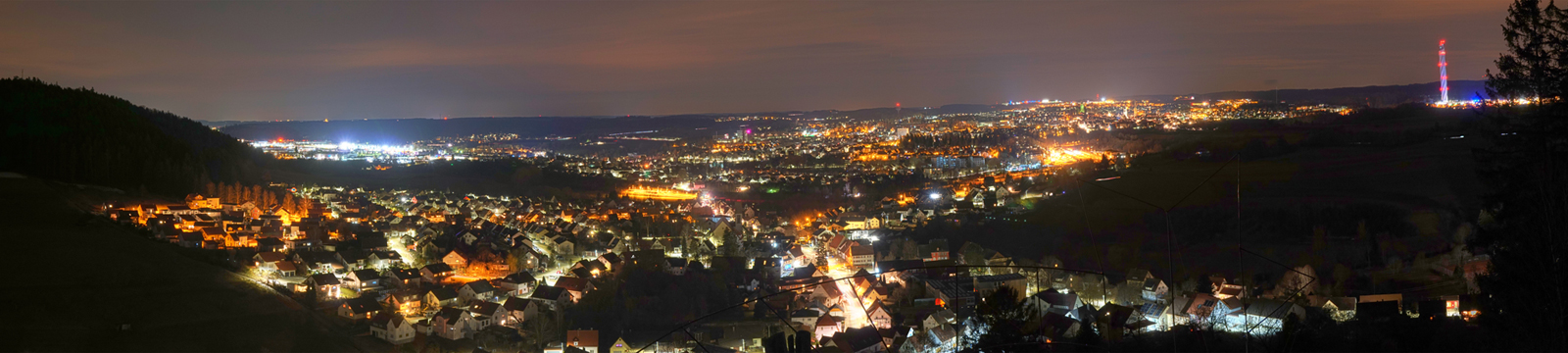 Rottweil bei Nacht